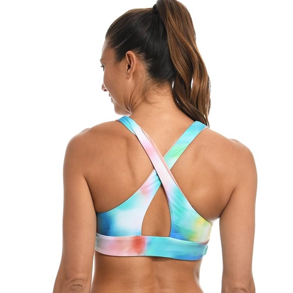 25M.- Women’s Halter Swimsuit Bikini Top Swimsuit Top. Multi Color - Picture 2 of 4